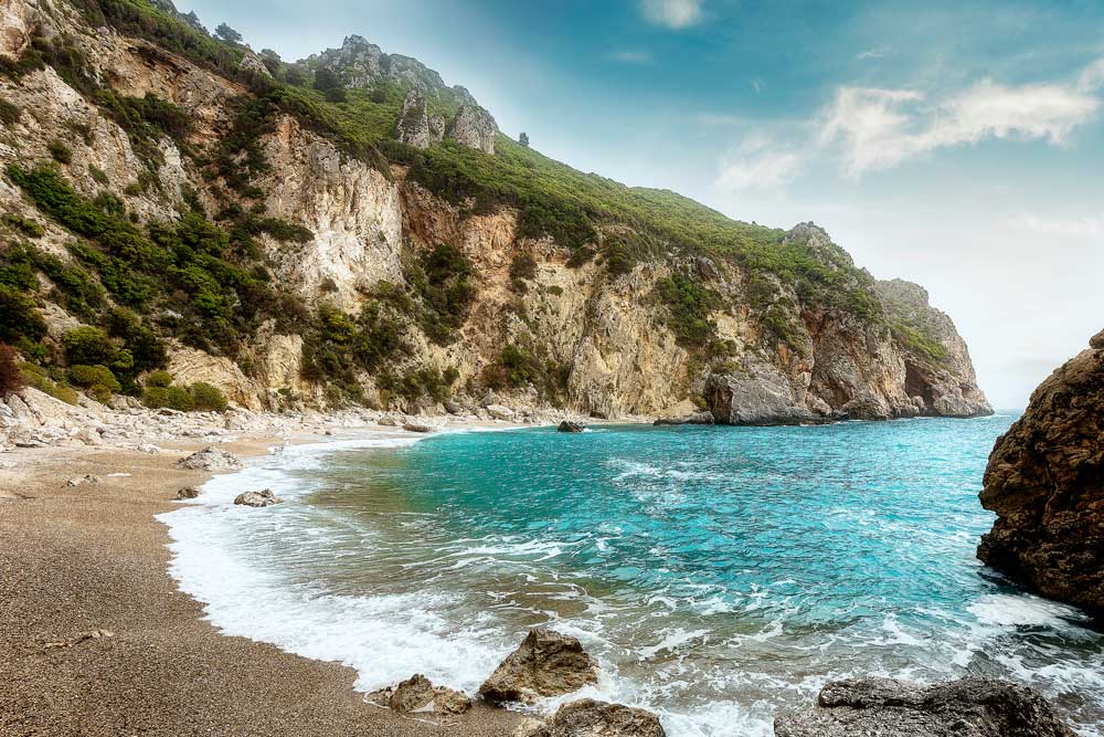Giali beach Corfu