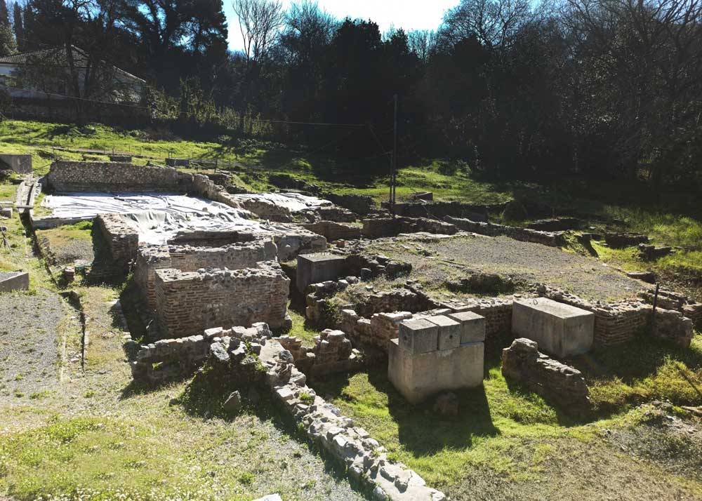 Archaeological site of Paleopolis Corfu mykerkyra.com