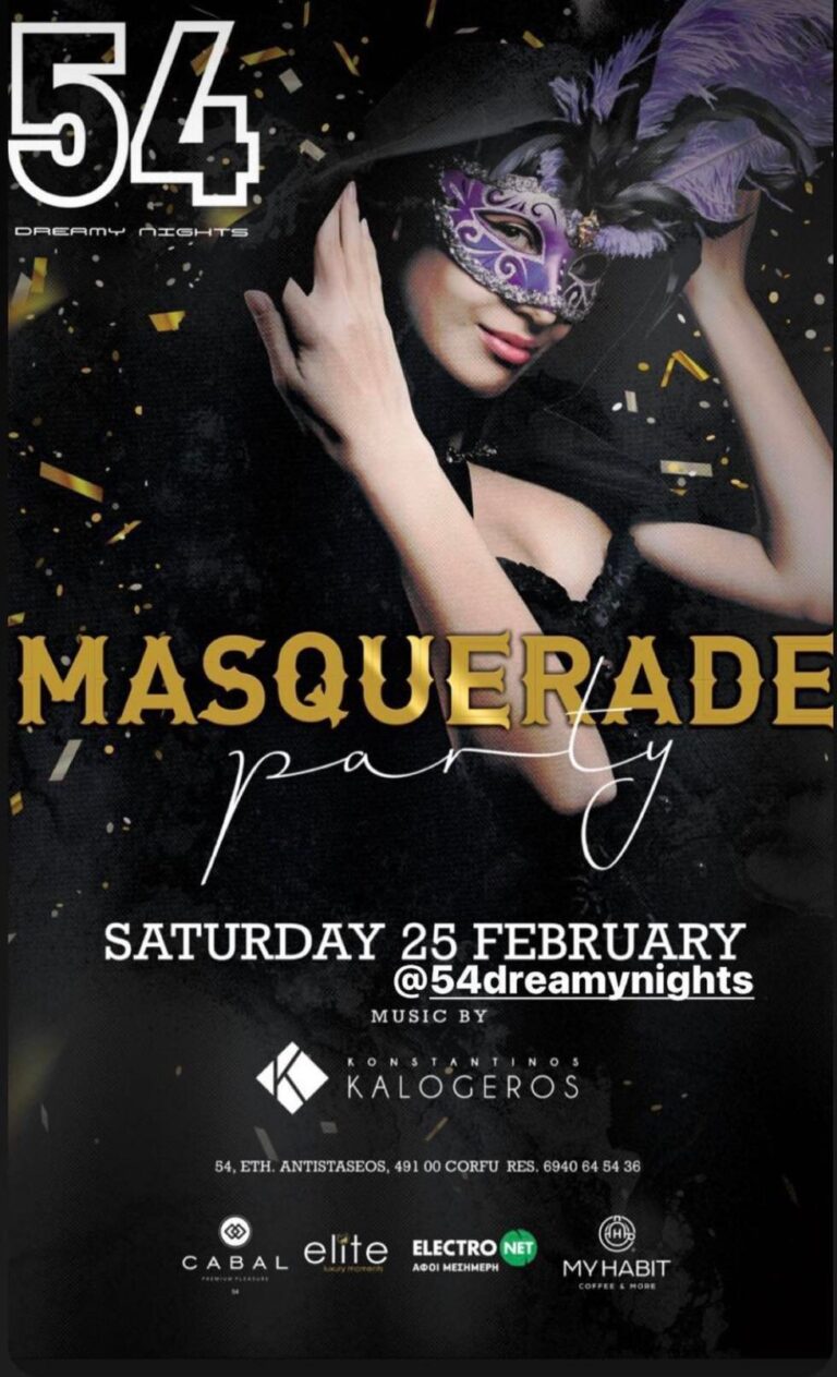 Masquerade party @ 54 Dreamy Nights