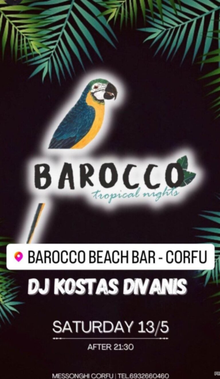 Saturday Tropical Nights @ Barocco | My Kerkyra